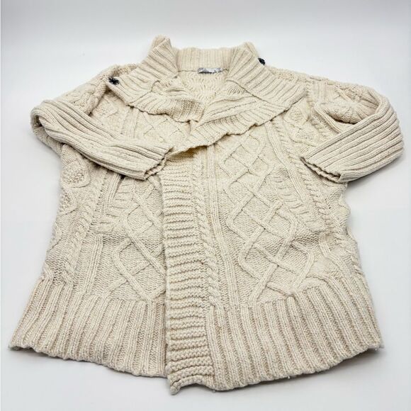 Prana | Cozy Cream Cable Knit Sweater | small - Picture 4 of 8